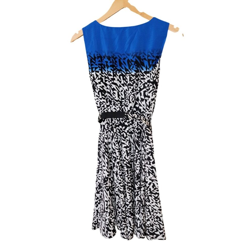 Alfani Womens Petite Abstract Print Sleeveless Dress Size 2P - Picture 2 of 4